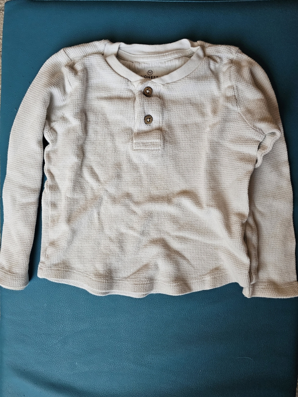 Kids Long-Sleeve Waffle Knit Henley Set Of 2 Honest Company 24m